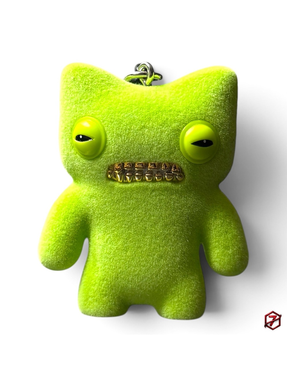 Rare Catch Me Fuggler Munch Munch Green Gold Teeth Bag Clip Keychain